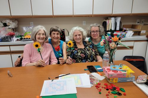 Natalia working with senior through B4BB